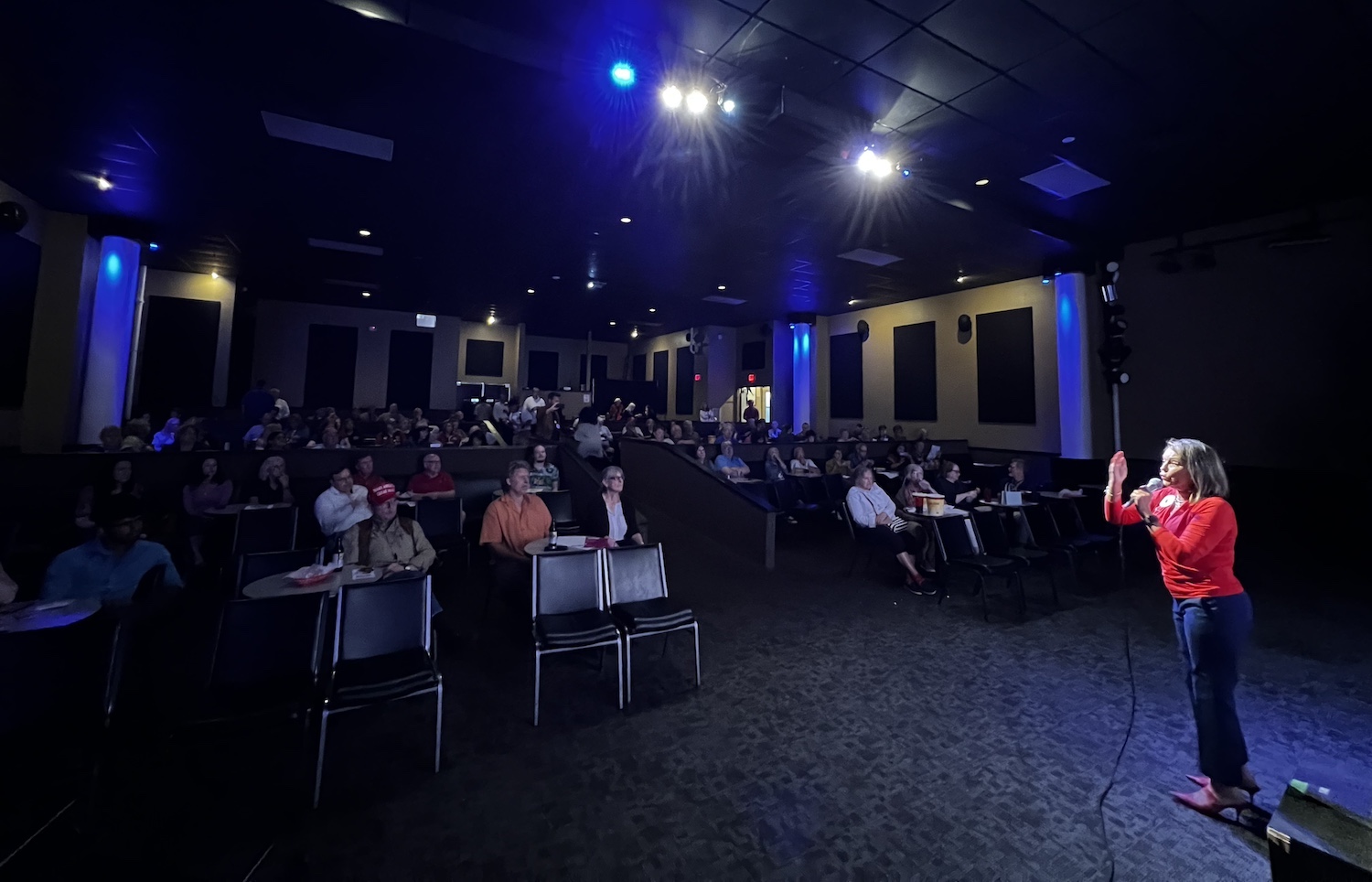 Dalia al-Aqidi at the MNGOP CD5 Presidential Debate Watch Party